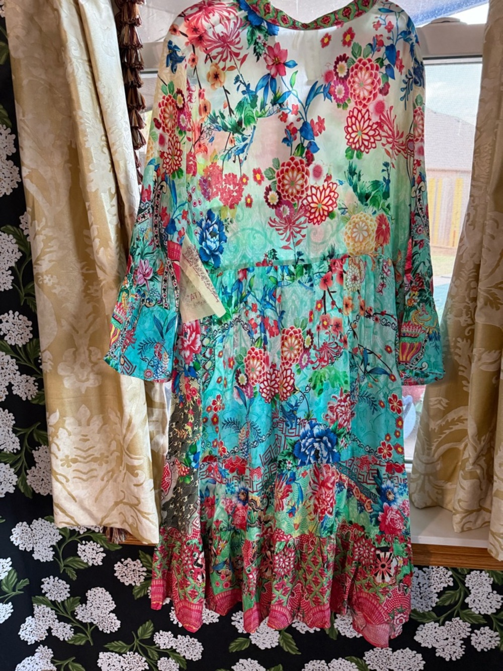 NEW - Aratta Floral Dress - Picture 2 of 8